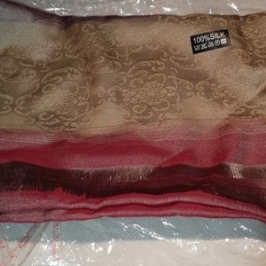 100 % silk shawl NWT